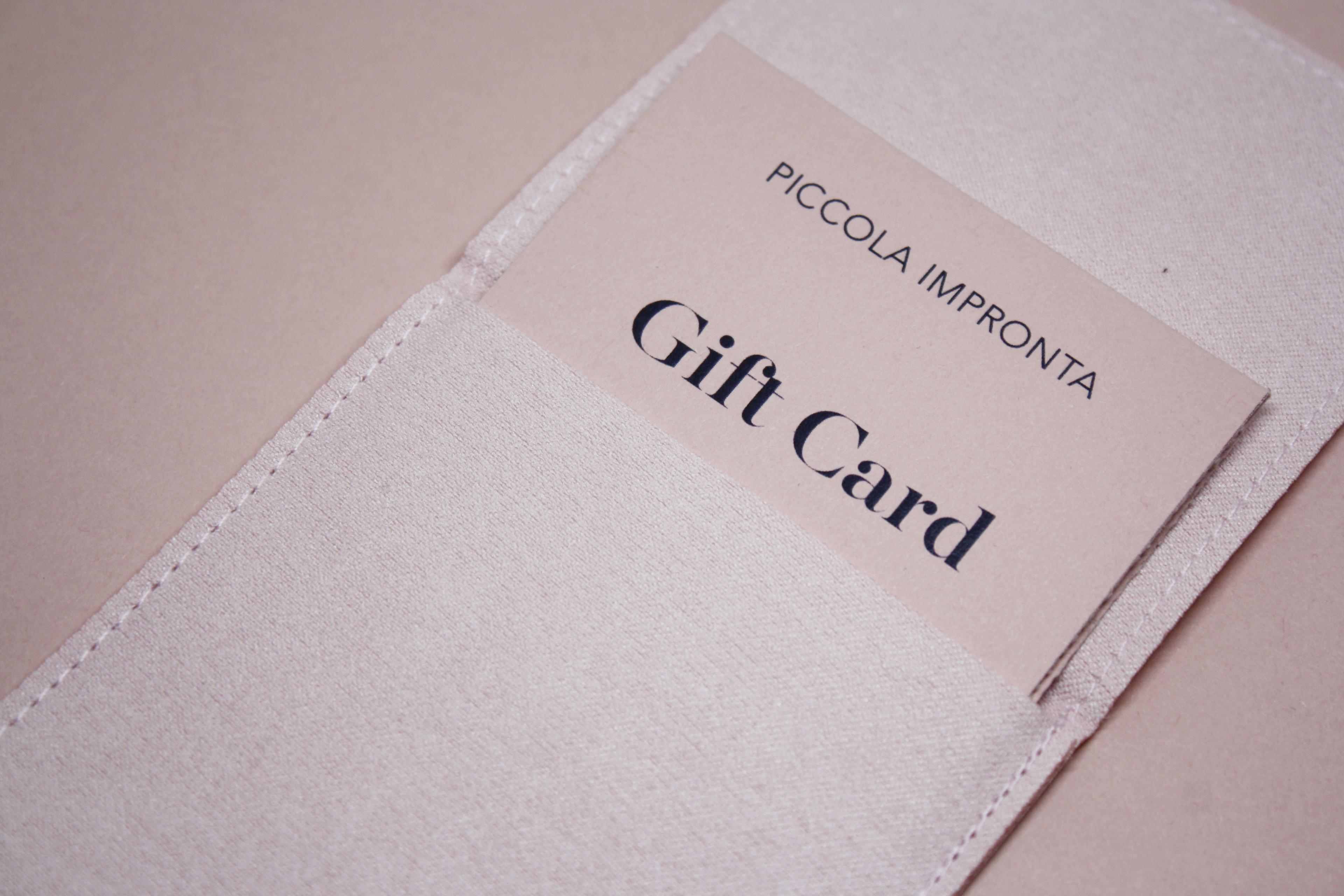 Gift Card PICCOLA IMPRONTA